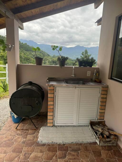 Cabana Recanto Do Arruda Para Casal Em Aguas Mornas Eksteriør bilde